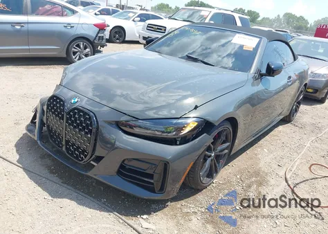 2022 BMW M440I z USA, uszkodzony, nr VIN WBA53AT05NCJ09037